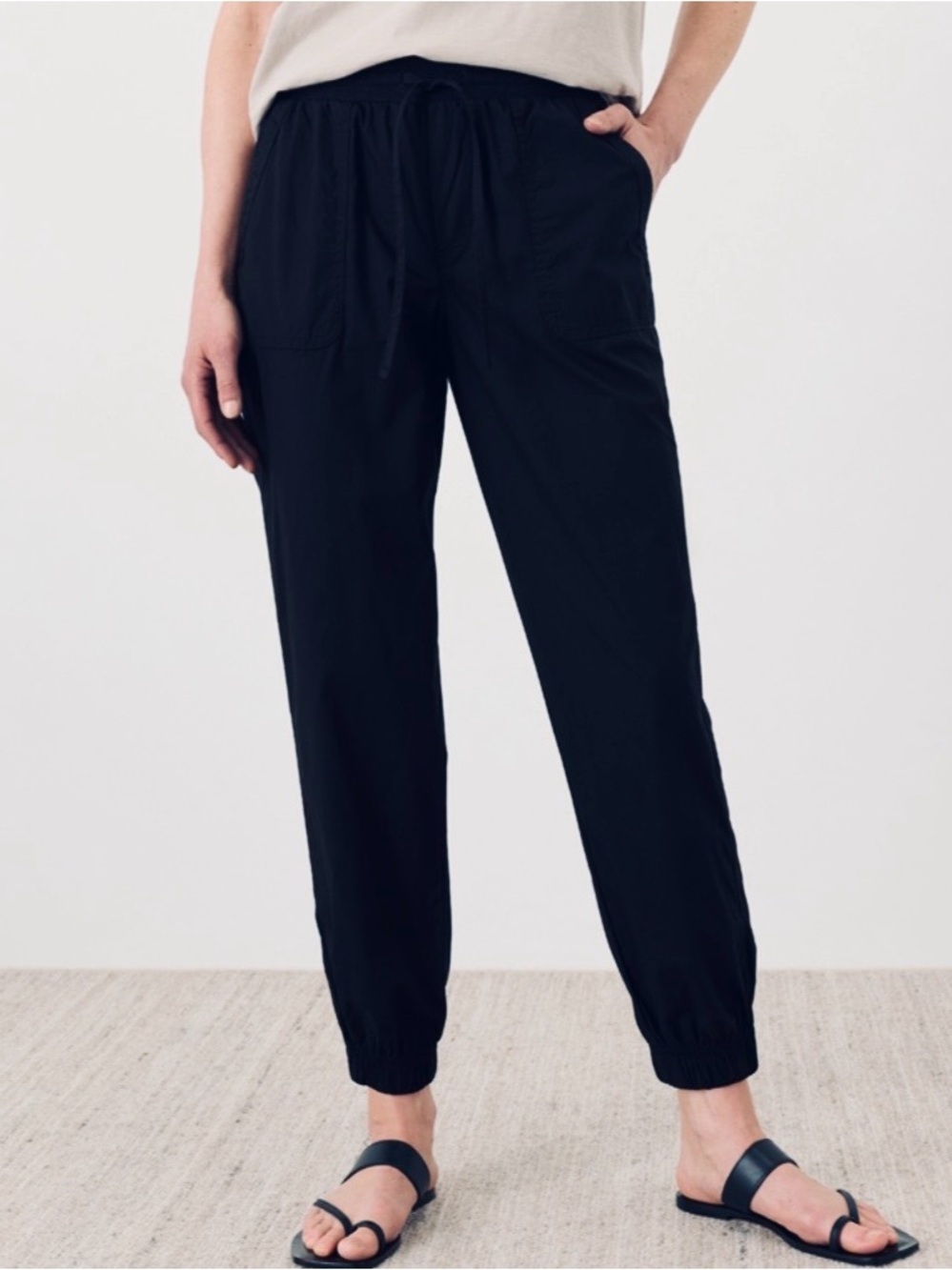 NWT Rise Sz 2X women’s Black pants jogger polyester